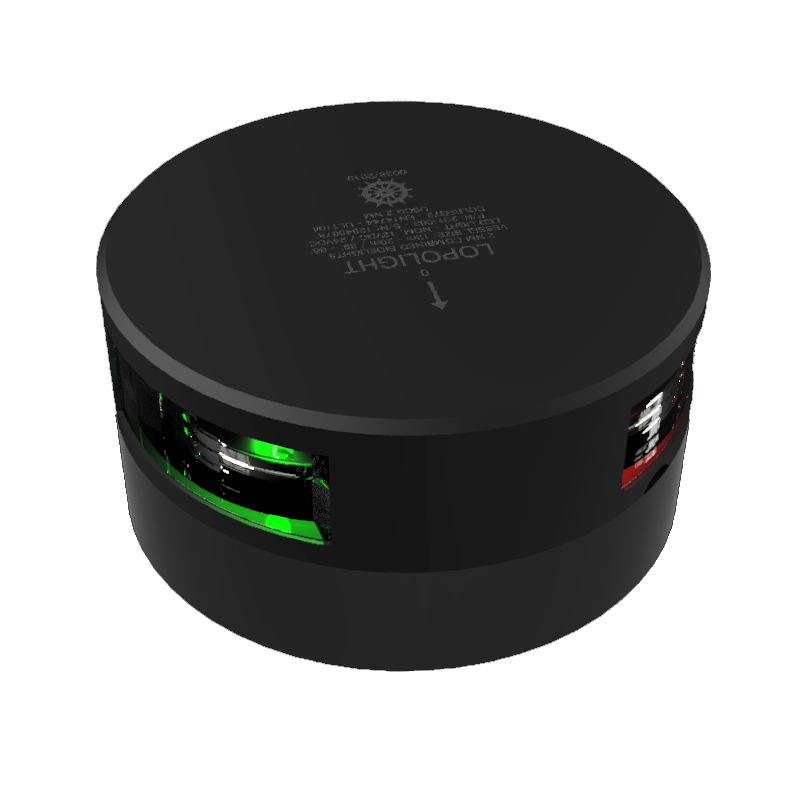 2nm Combined Sidelights, black anodized